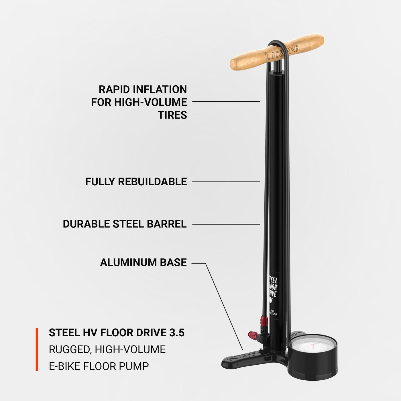 STEEL HV FLOOR DRIVE 3.5